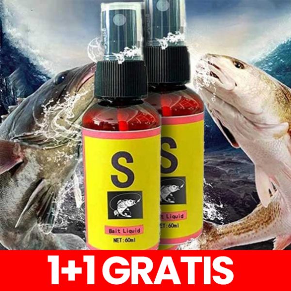 Fish Bait liquid – Természetes csali halaknak (1 + 1 GRATIS)